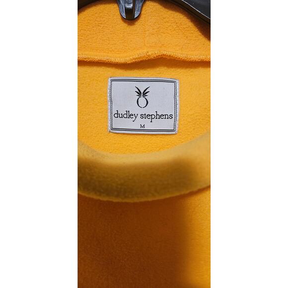 Dudley Stephens fleece turtleneck, bright yellow, size M - Picture 4 of 5